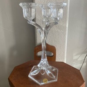 Cristal d'Arques Candelabra Clear-Lead crystal from France